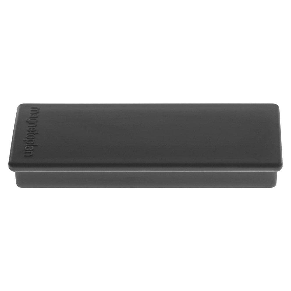 MAGNETOPLAN Rechteck-Magnet Schwarz 22x55x8mm VE 60 Stk
