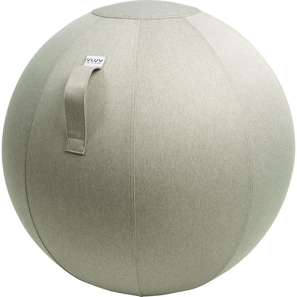 VLUV LEIV Sitzball steingrau mit Polyester-Bezug