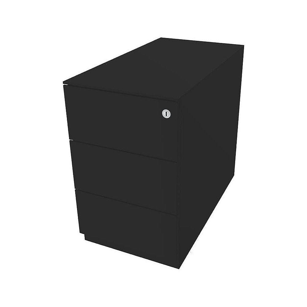 BISLEY Rollcontainer Note™ 3 Schubladen Schwarz