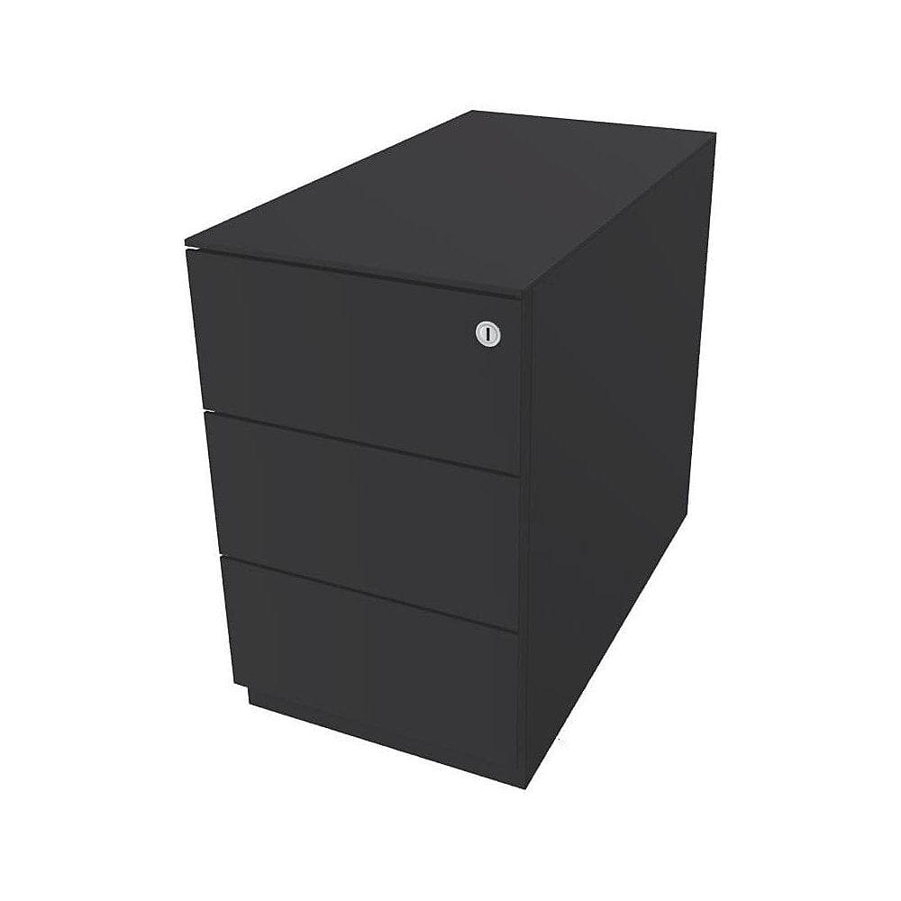 BISLEY Rollcontainer Note 3 Schubladen anthrazitgrau