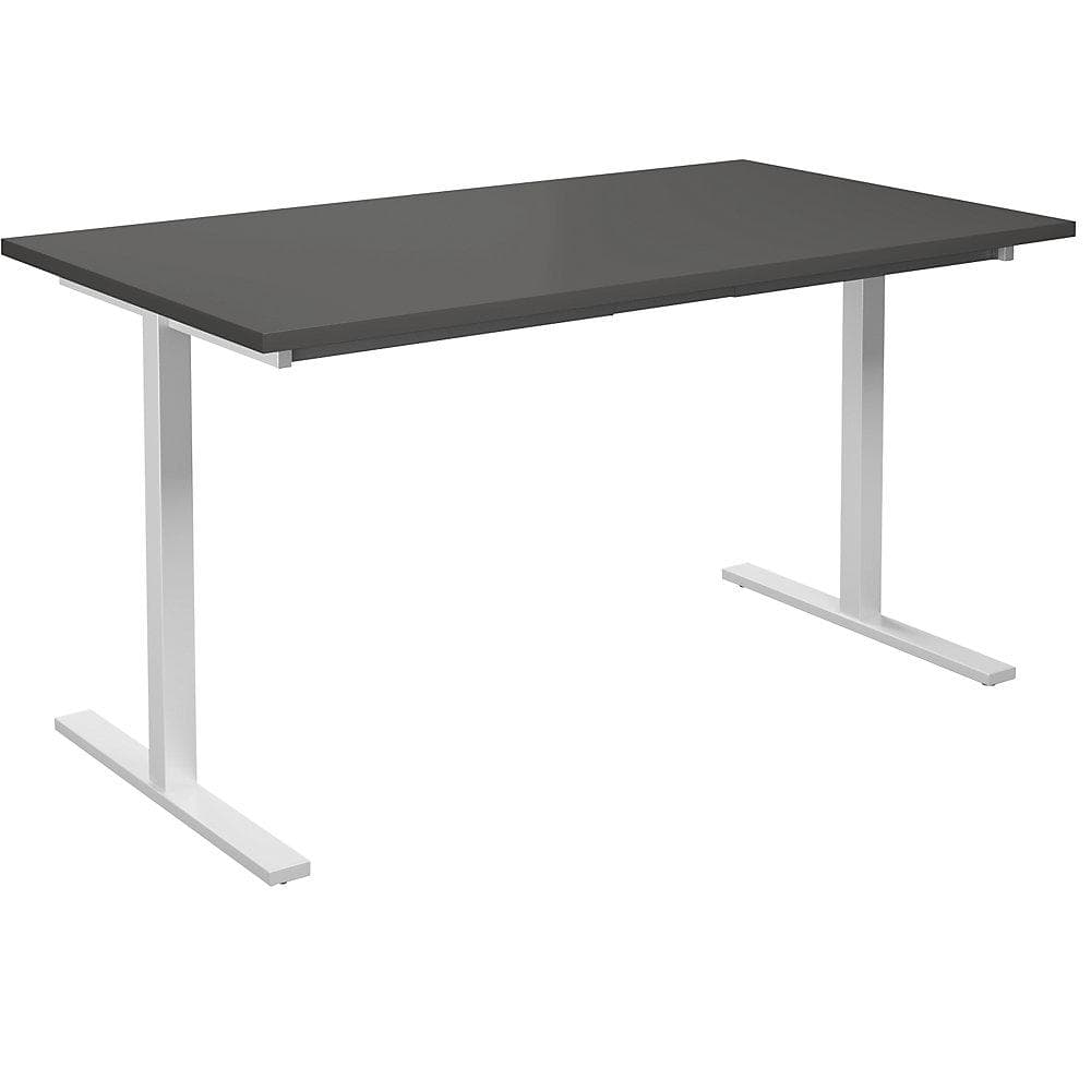 Kaiserkraft Mehrzwecktisch DUO-T Grau/Weiß Modernes Design