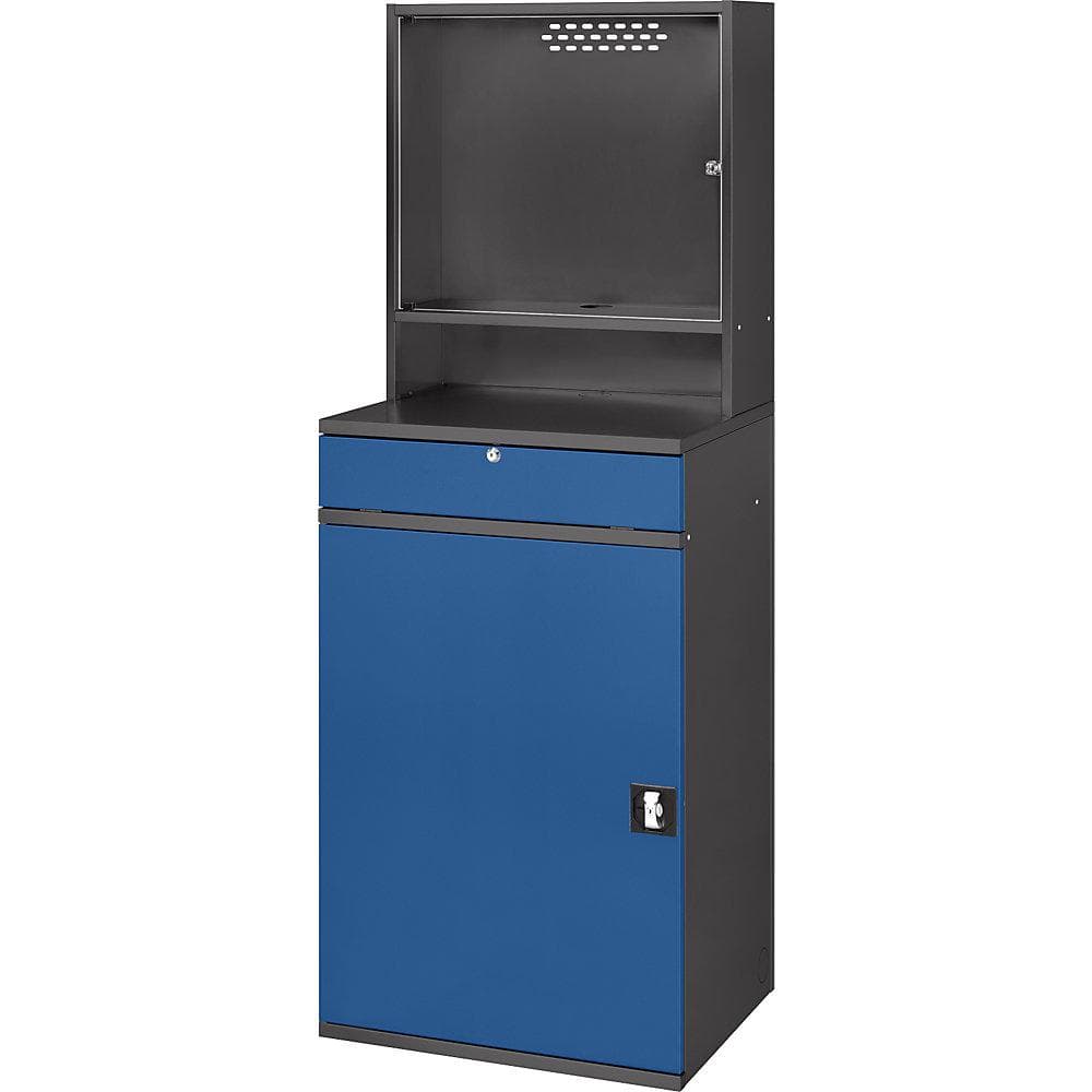 RAU Computer-Arbeitsstation Monitorgehäuse 1 Ausziehboden 2 Schubladen