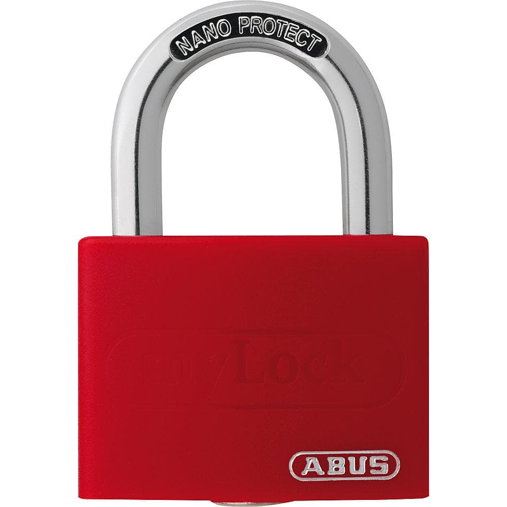 Zylindervorhangschloss T65AL/40 Rot ABUS