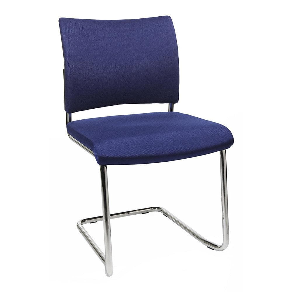 Topstar Besucherstuhl stapelbar blau Freischwinger VE 2 Stk