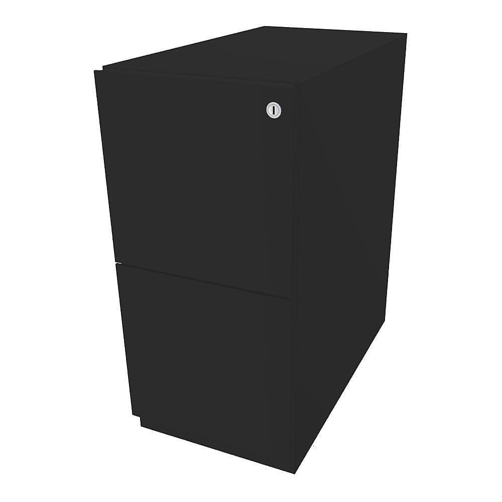 BISLEY Rollcontainer Note™ mit 2 Hängeregistraturen schwarz