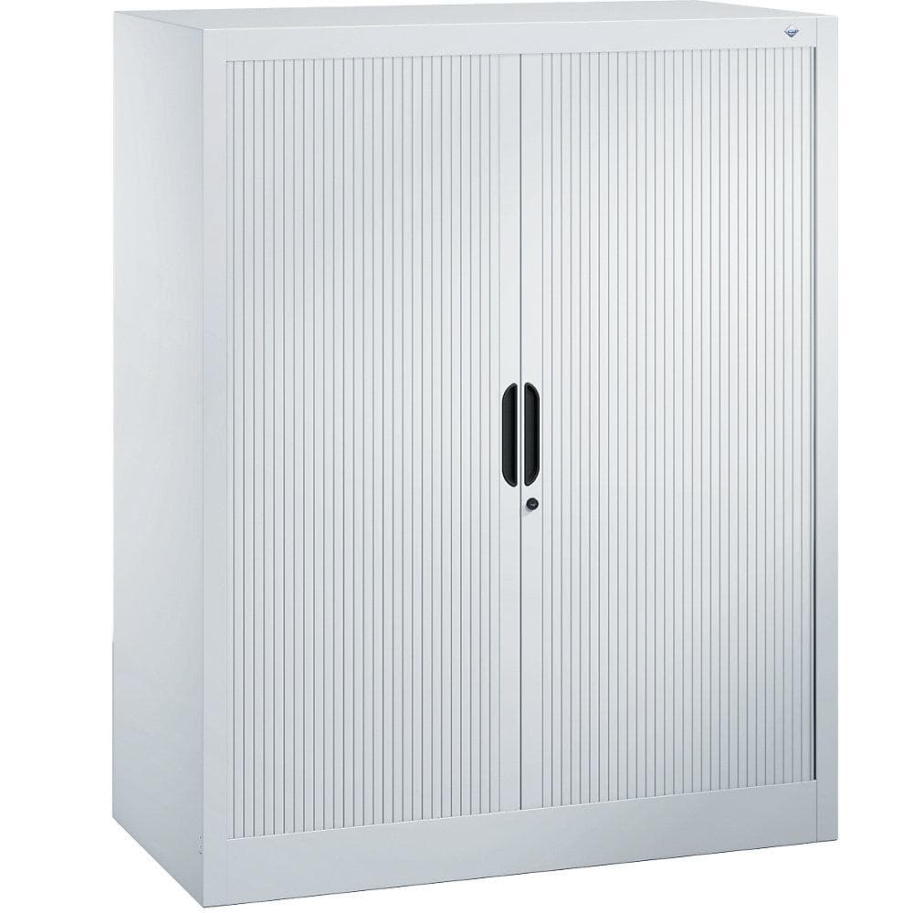 C+P Rollladenschrank weißaluminium mit Zylinderschloss