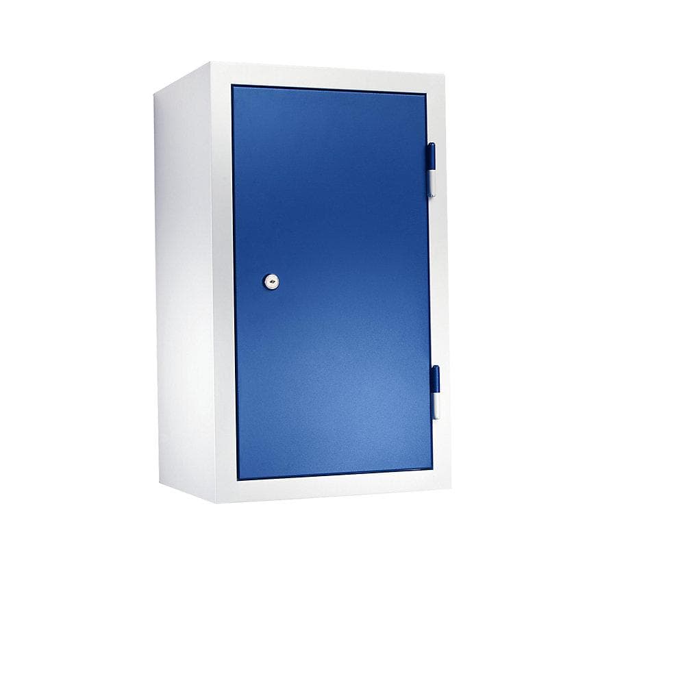 eurokraft Werkstatt-Hängeschrank 600x350x320mm Blau/Grau