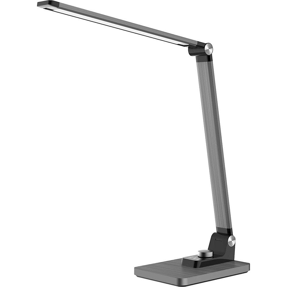 Hansa LED-Tischleuchte BREEZE dimmbar grau Aluminium
