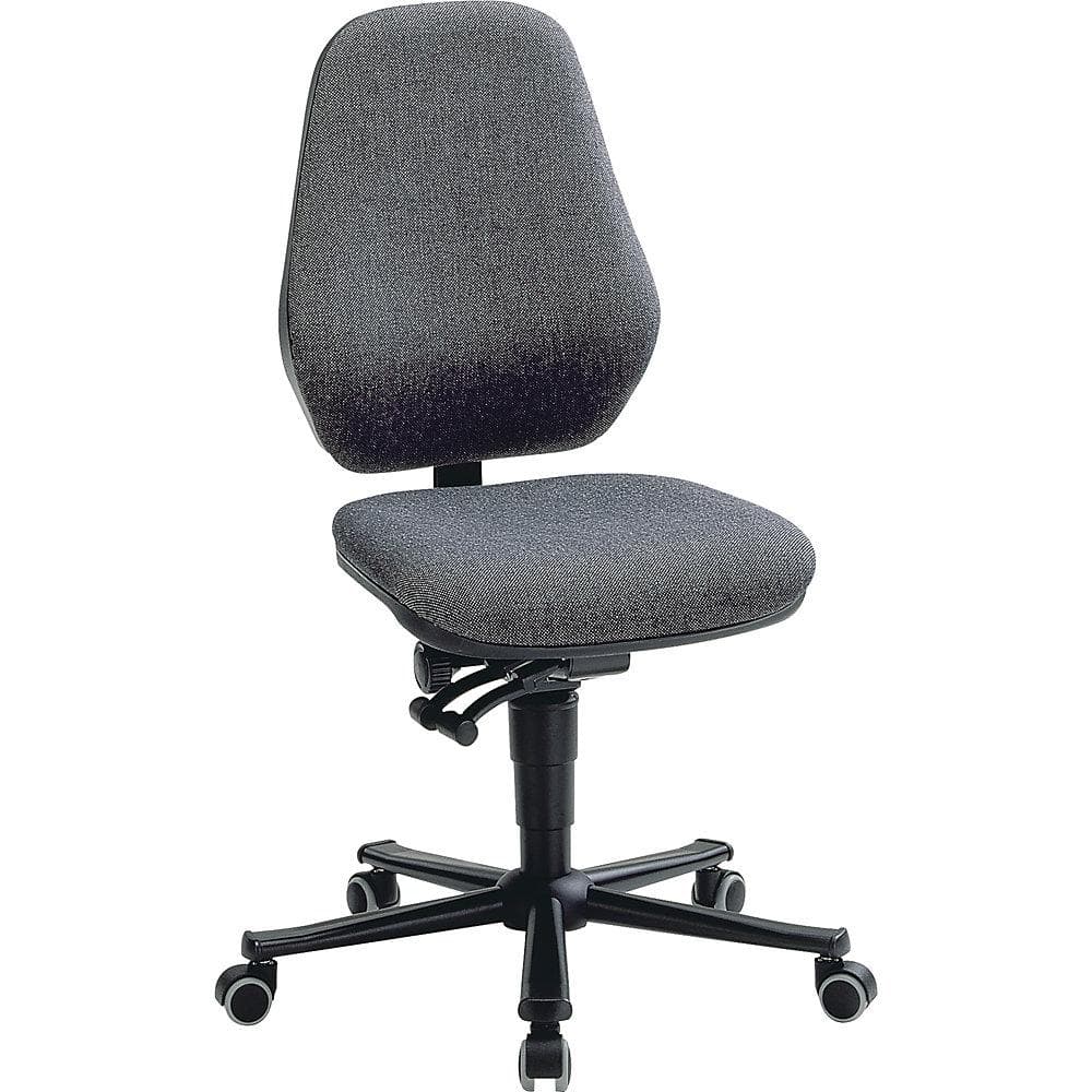 bimos Arbeitsstuhl mit Synchronmechanik und Rollen, anthrazit