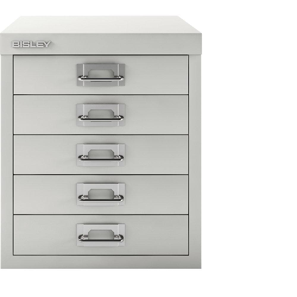 BISLEY MultiDrawer 39er Serie 5 Schubladen verkehrsweiß