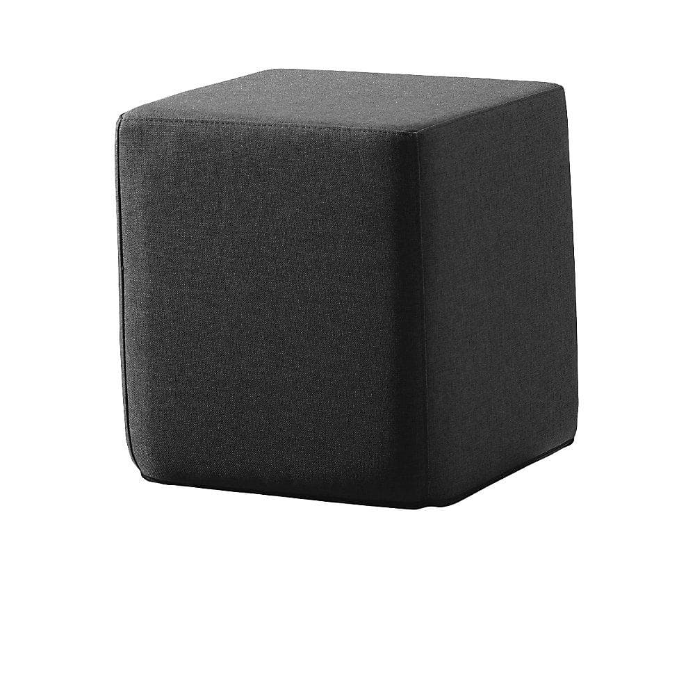 kaiserkraft Sitzwürfel SITTING Schwarz Polyester