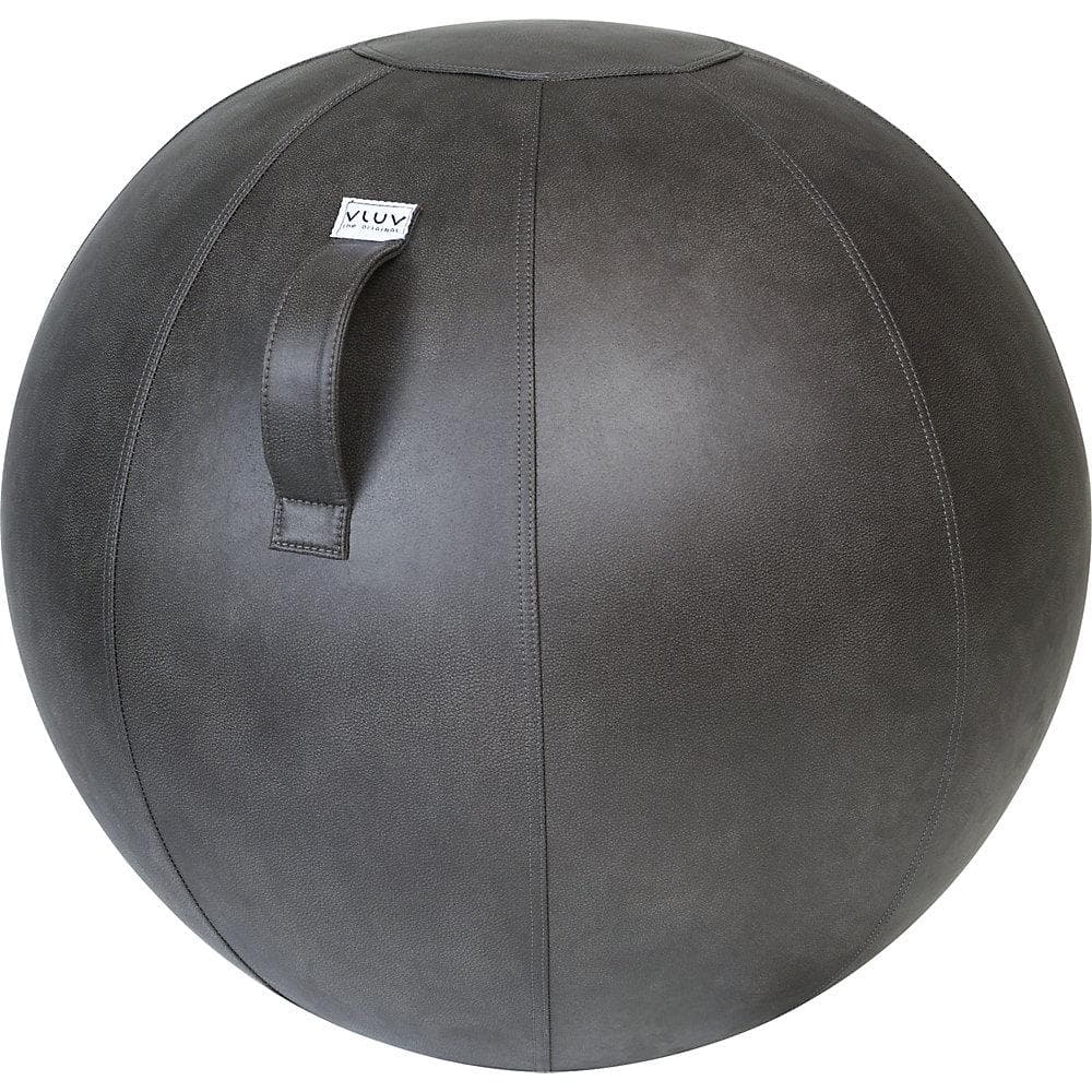 VLUV VEEL Sitzball Mikrofaser-Kunstleder Grau 700-750 mm