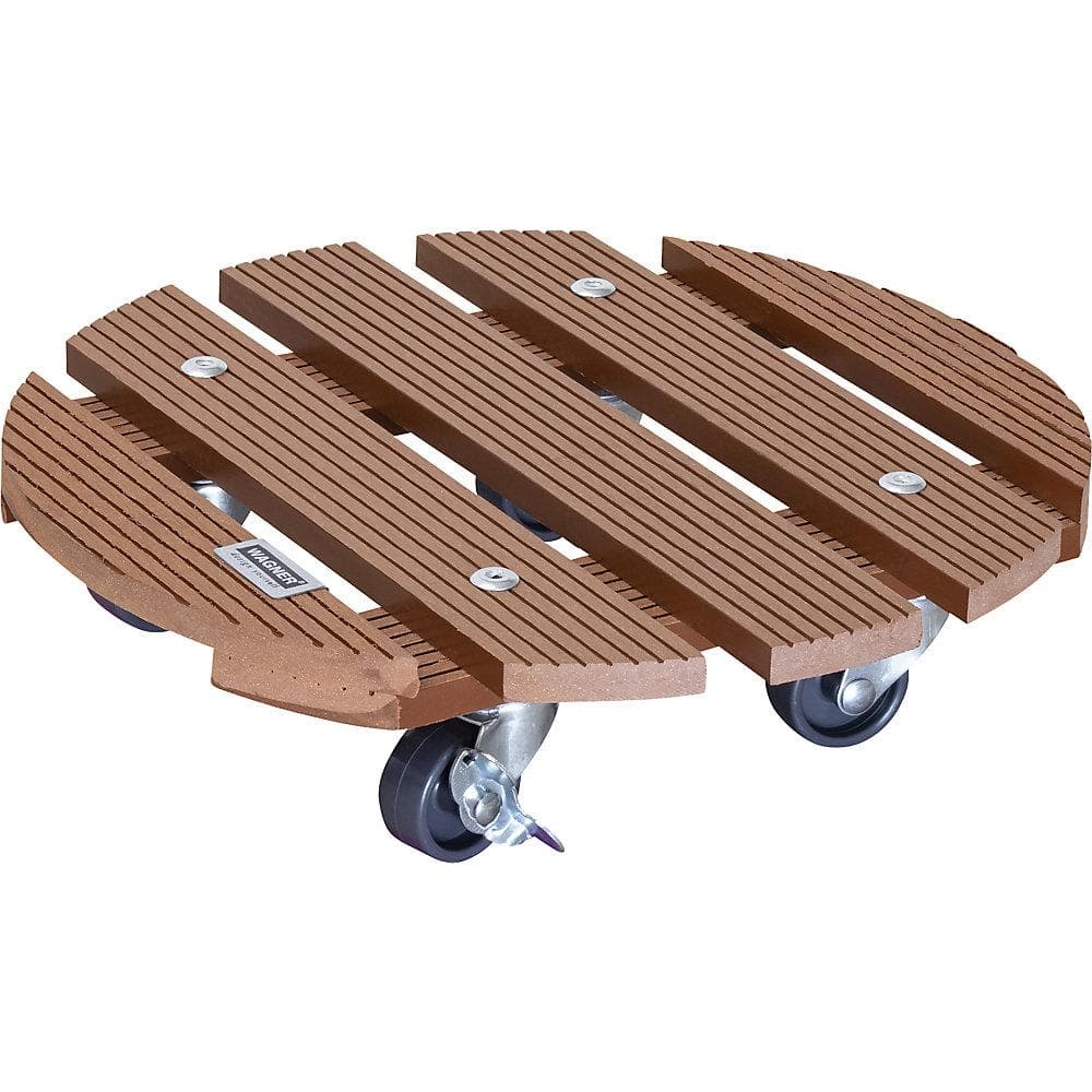 Wagner Pflanzenroller WPC Tragfähigkeit 100 kg Ocker