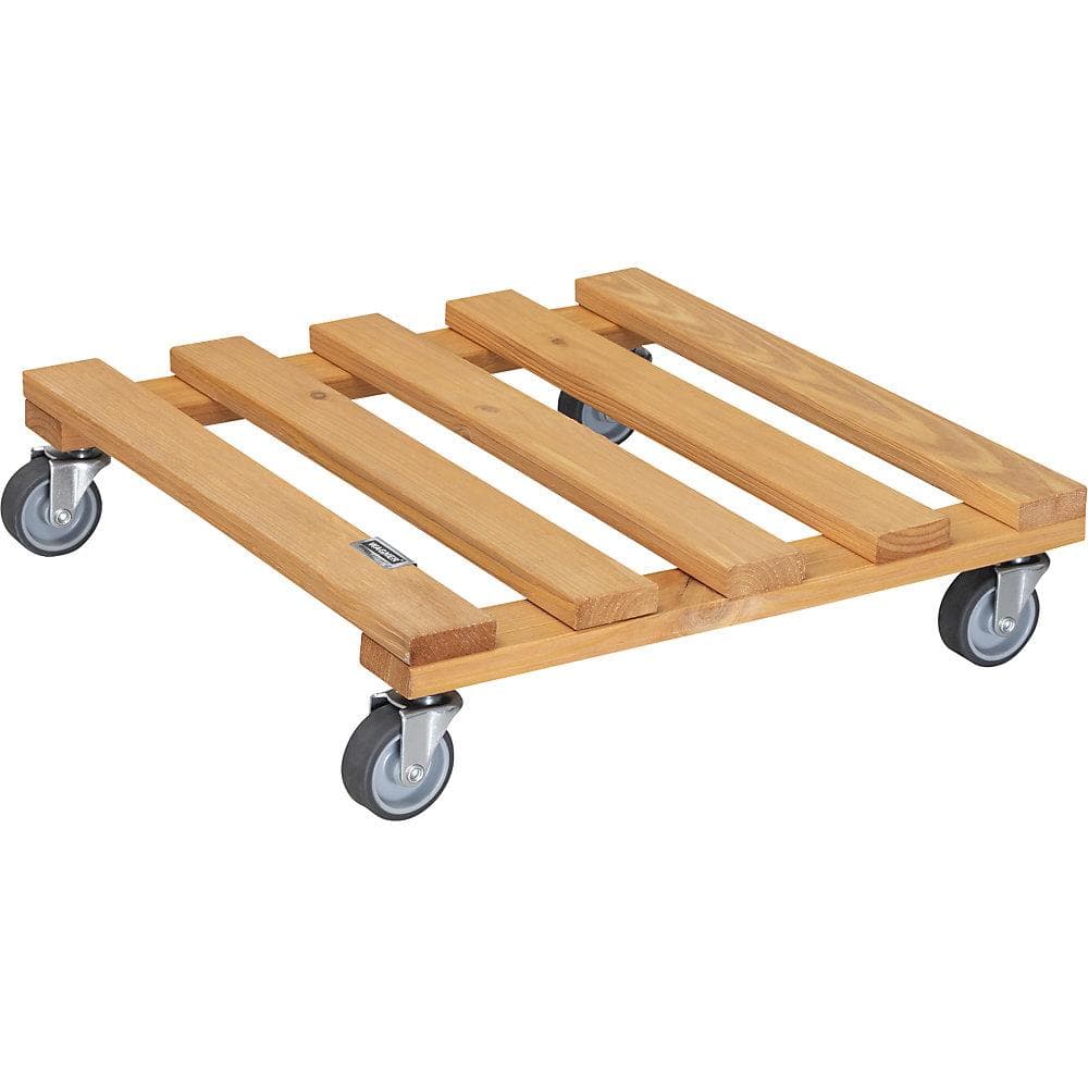 Wagner Pflanzenroller Holz PALETTI 380x380mm Tragkraft 120kg