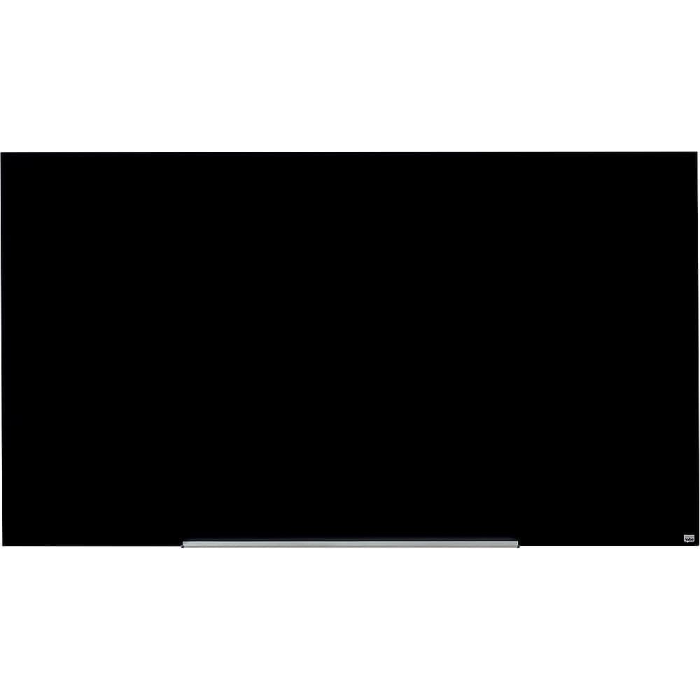 nobo Glas-Whiteboard WIDESCREEN rahmenlos 85'' Schwarz