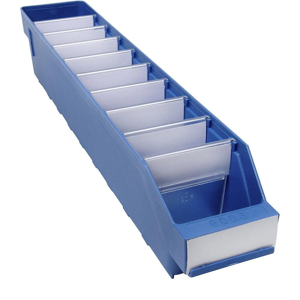 STEMO Regalkasten Blau Polypropylen 500x90x95mm VE 40
