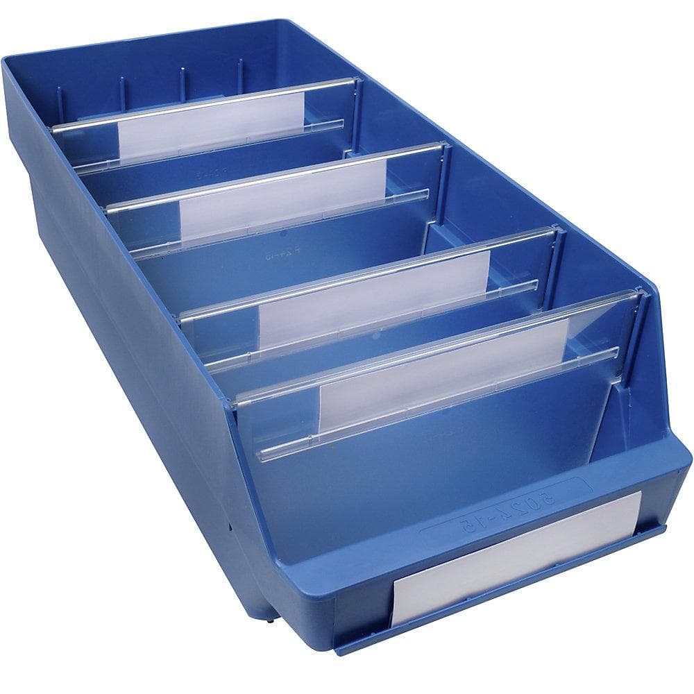 STEMO Regalkasten Blau Polypropylen Griffmulden