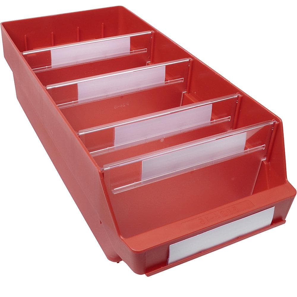 STEMO Regalkasten Polypropylen Rot Griffmulde VE 10