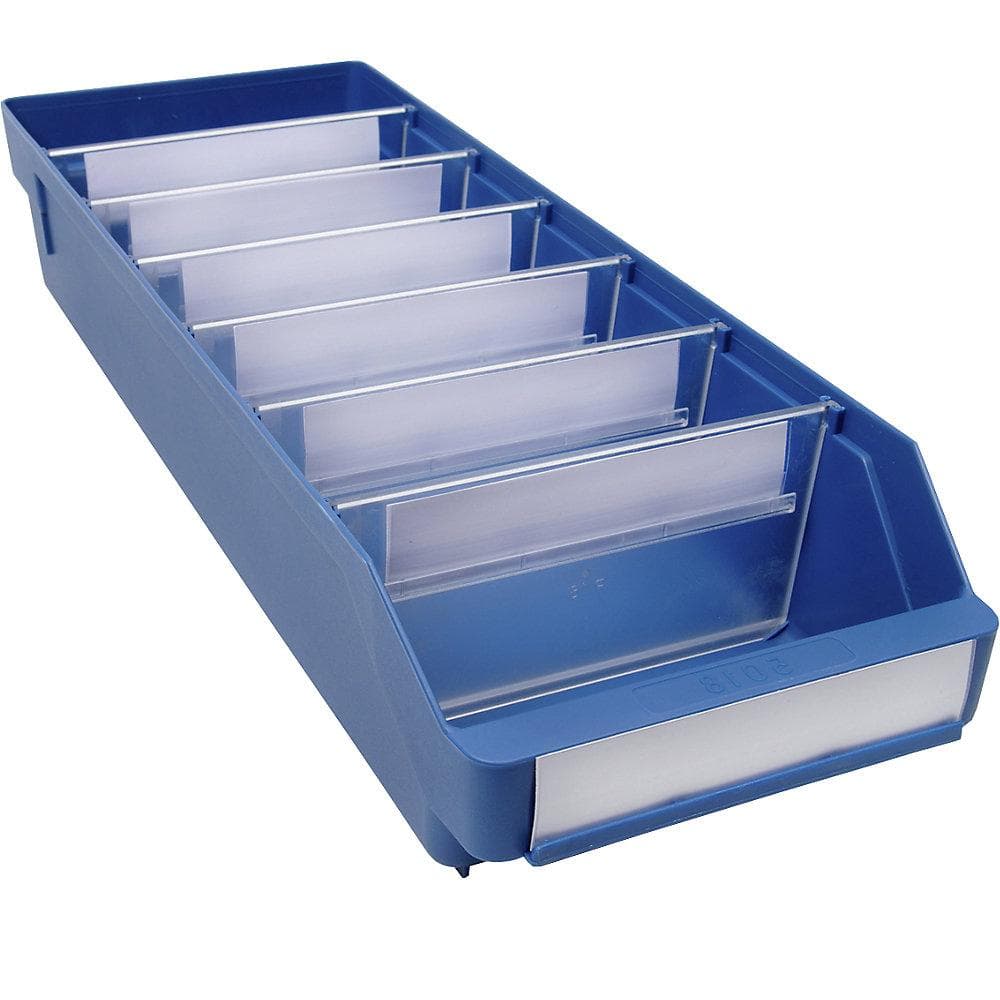 STEMO Regalkasten Blau Polypropylen Griffmulde