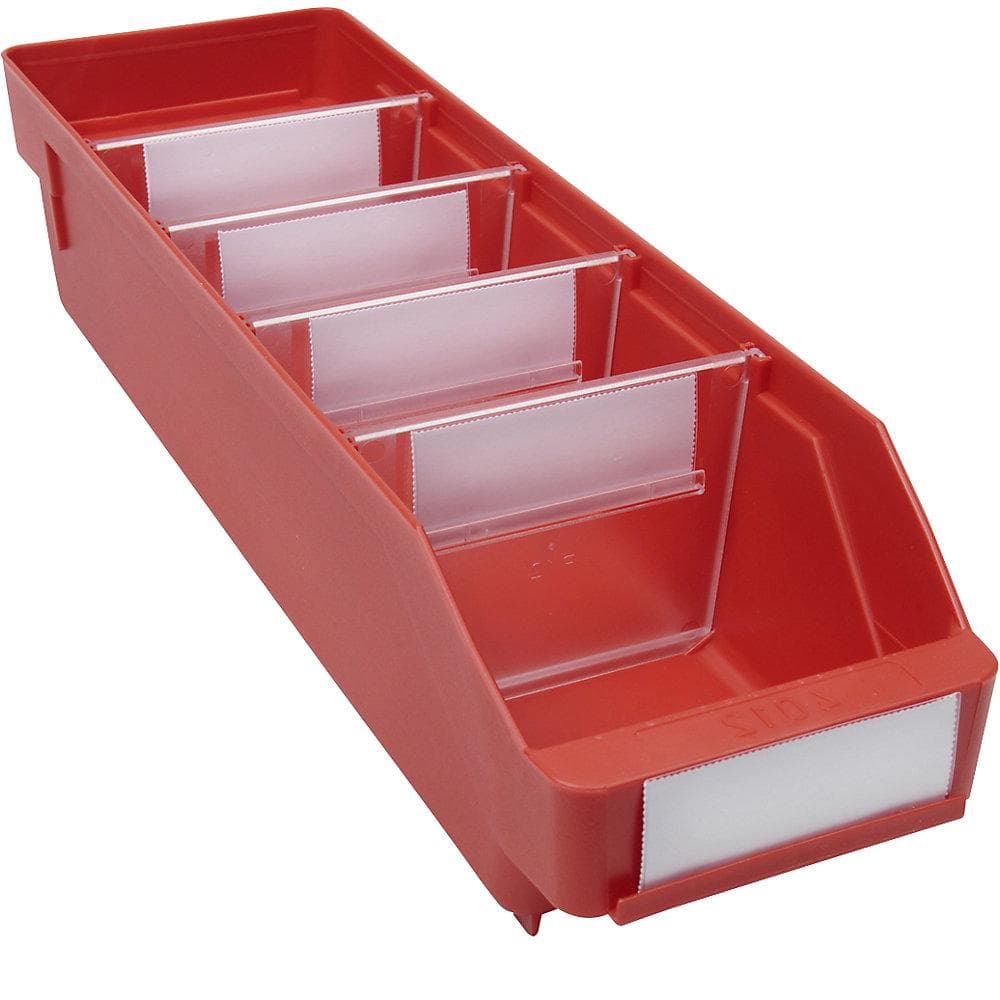 STEMO Regalkasten Rot Polypropylen Griffmulde