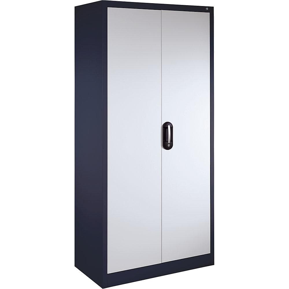 C+P ACURADO Büroschrank 1200mm Stahl schwarzgrau/weißalu