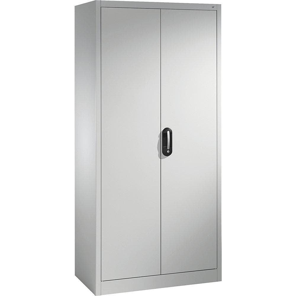 C+P ACURADO Büroschrank weißaluminium mit Schloss