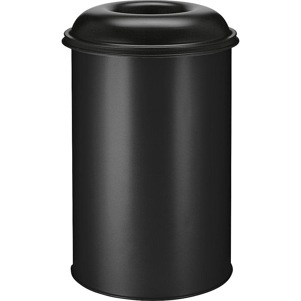 V-Part Feuerlöschender Papierkorb 200 Liter offen Schwarz