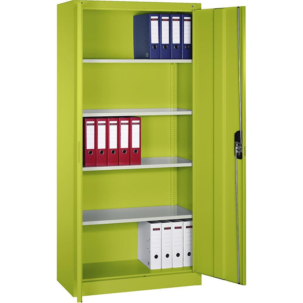 C+P ACURADO Büroschrank 930x400mm Grün Stahl mit Schloss