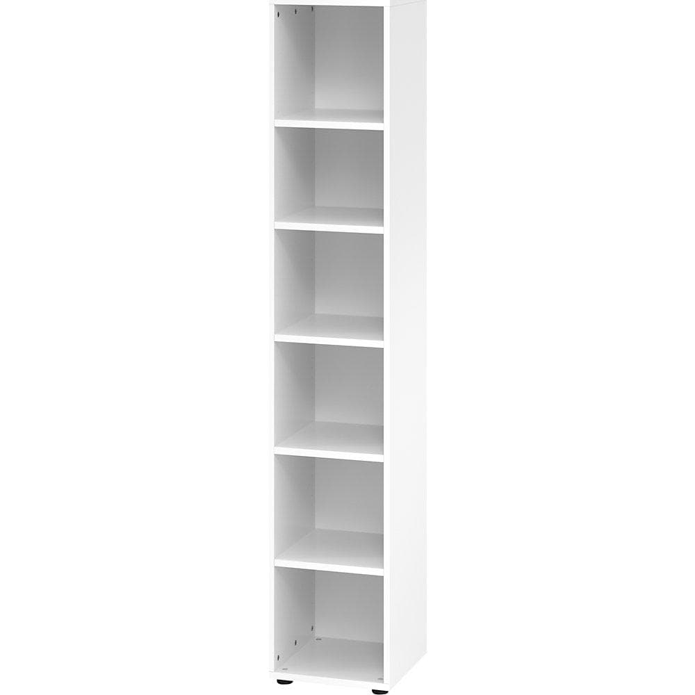 VERA-ZWO Büroregal weiß 6 Ordnerhöhen