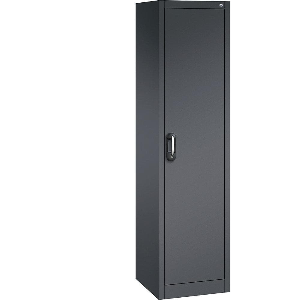 C+P ACURADO Büroschrank 1-Türig Schwarzgrau Stahl