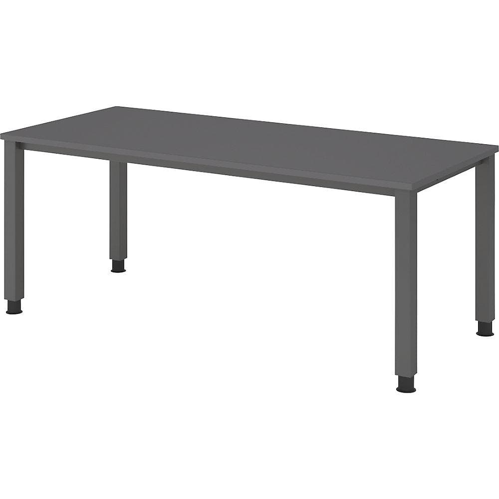eurokraft pro Schreibtisch 180 cm graphit höhenverstellbar