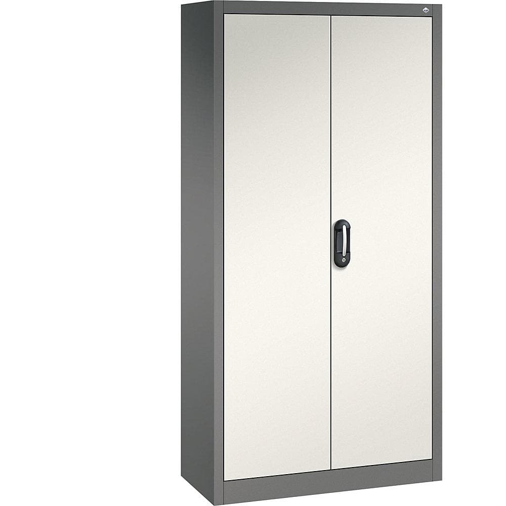 C+P ACURADO Büroschrank Stahl 930x400mm Grau/Weiß