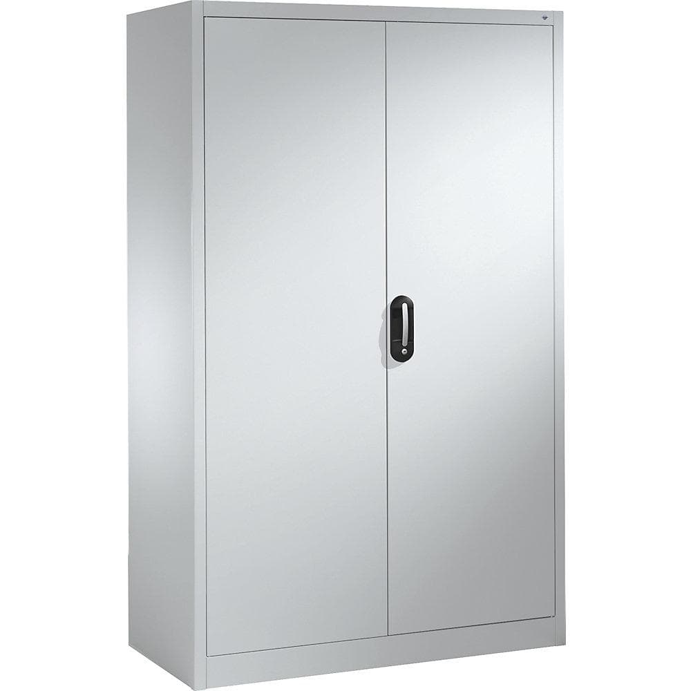 C+P ACURADO Büroschrank weißaluminium mit Zylinderschloss