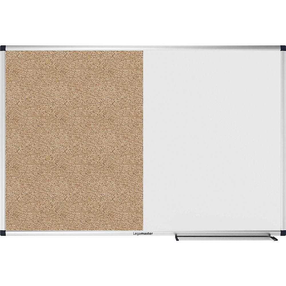 Legamaster UNITE Kombiboard Weiß Grau Magnetisch Kork