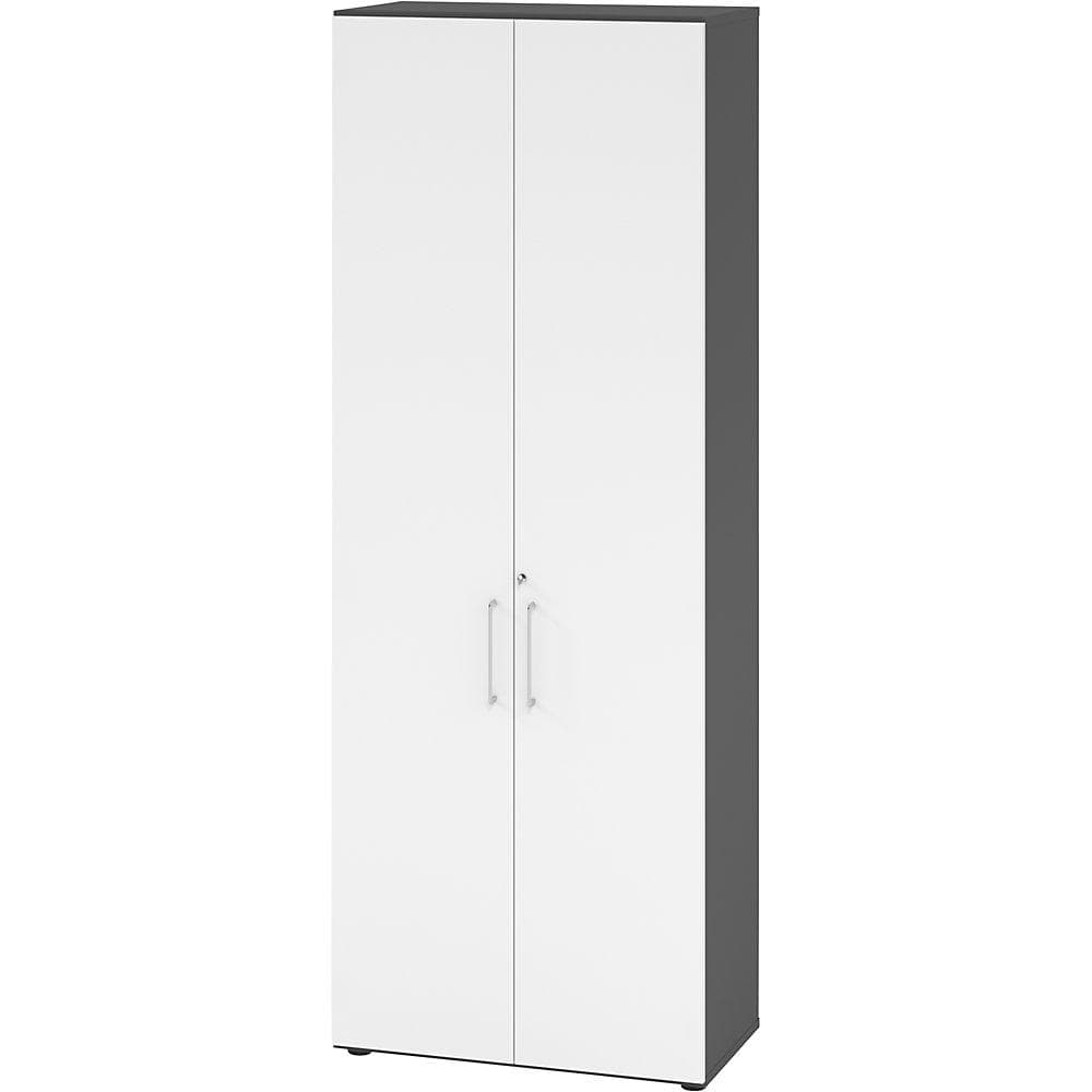 eurokraft pro Büroschrank 5 Fachböden 6 Ordnerhöhen Graphit