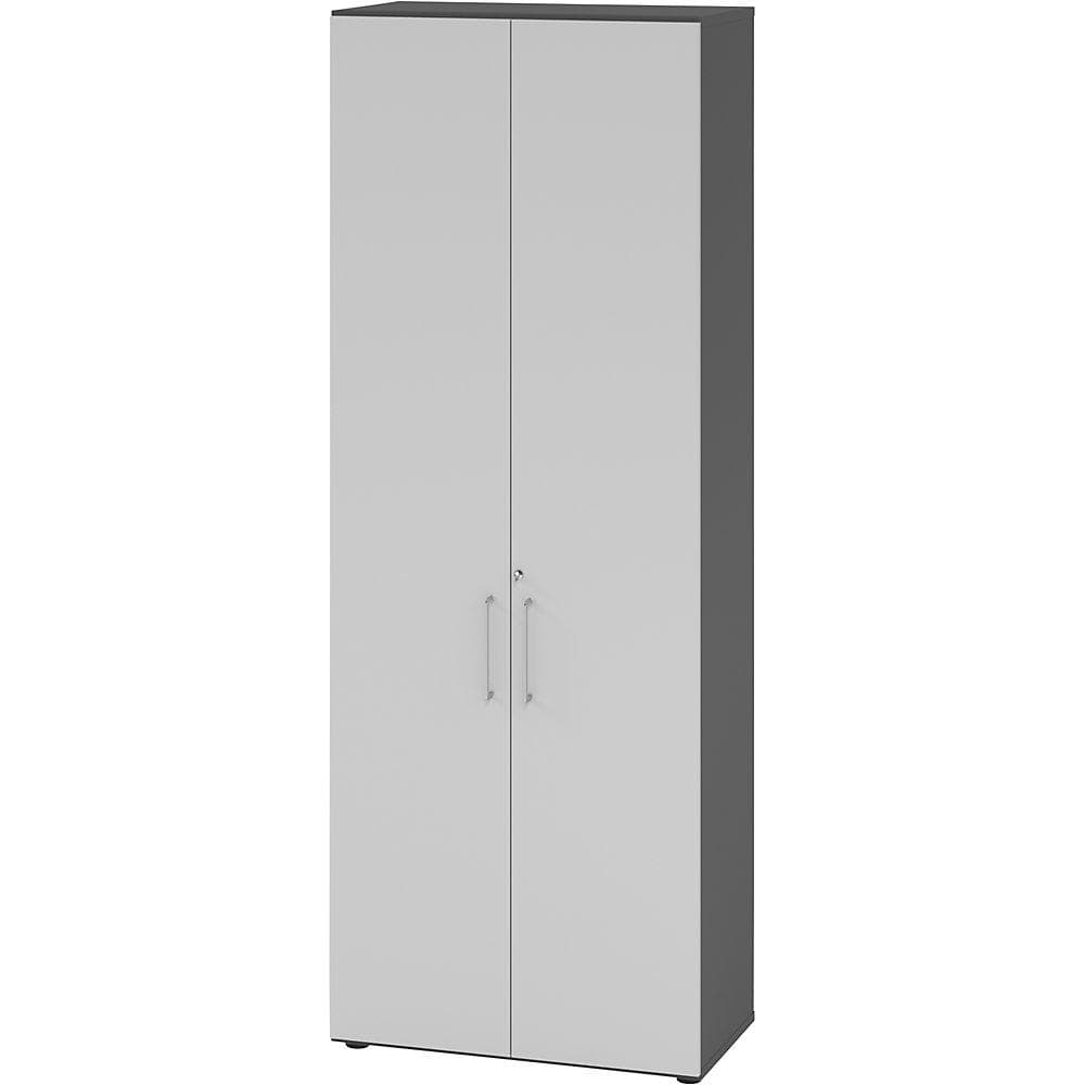 eurokraft pro Büroschrank 5 Fachböden graphit lichtgrau