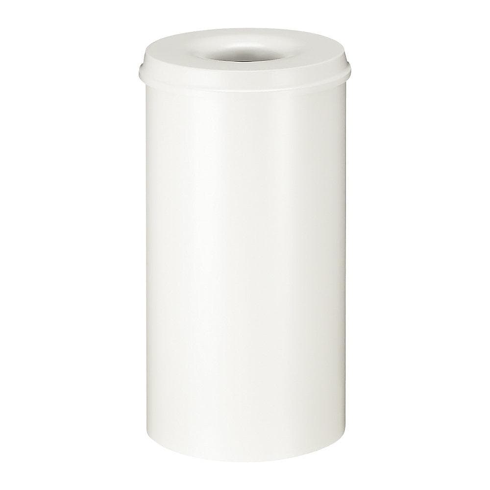 V-Part Feuerlöschender Papierkorb 50 Liter offen Weiß