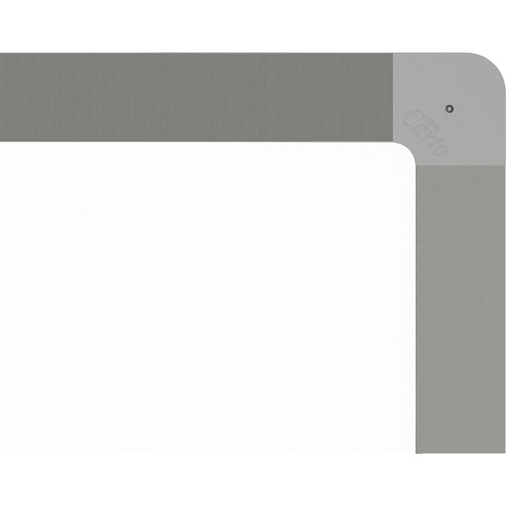 eurokraft basic Moderationswand mobil Weiß Textilbezug Whiteboard