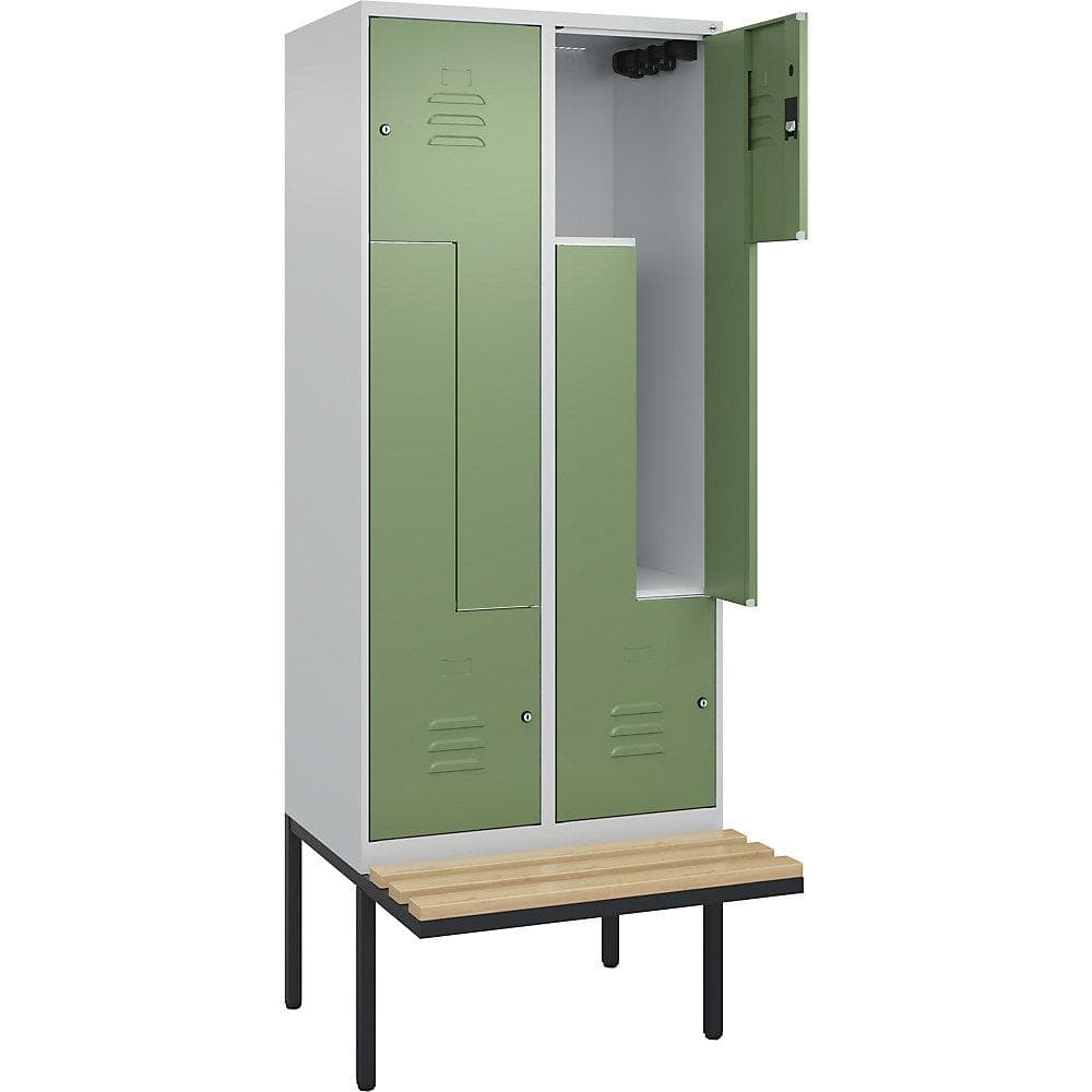 C+P Z-Spind Classic PLUS Sitzbank Garderobenschrank