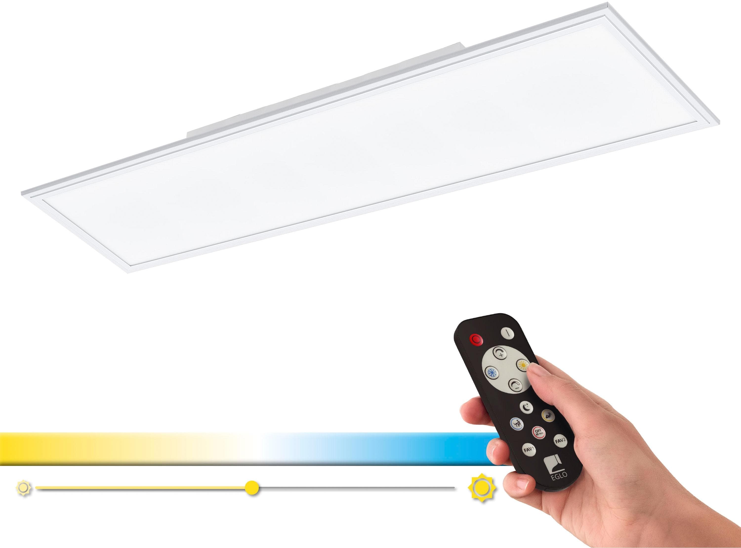EGLO Deckenleuchte SALOBRENA-A Deckenlampe Alu Kunststoff IP20 Flurlampe LED Panels