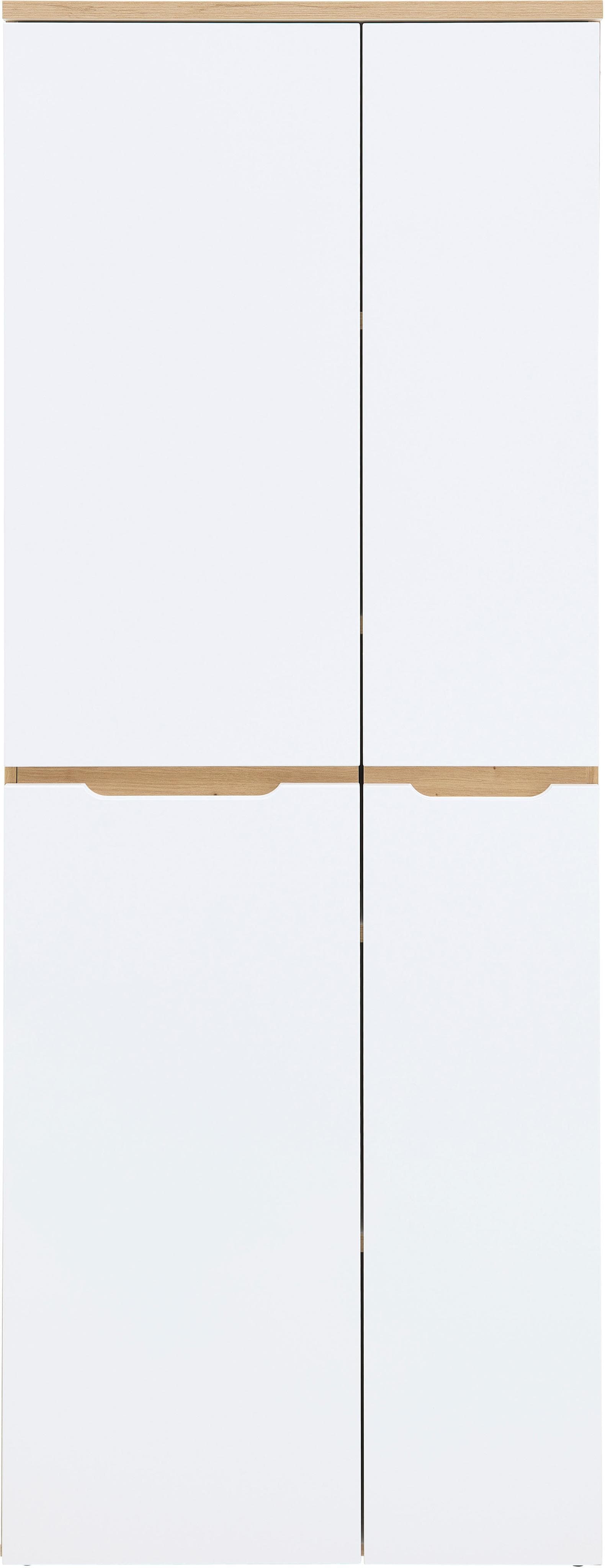 Innostyle Memphis Aktenschrank Weiß Artisan Eiche Optik