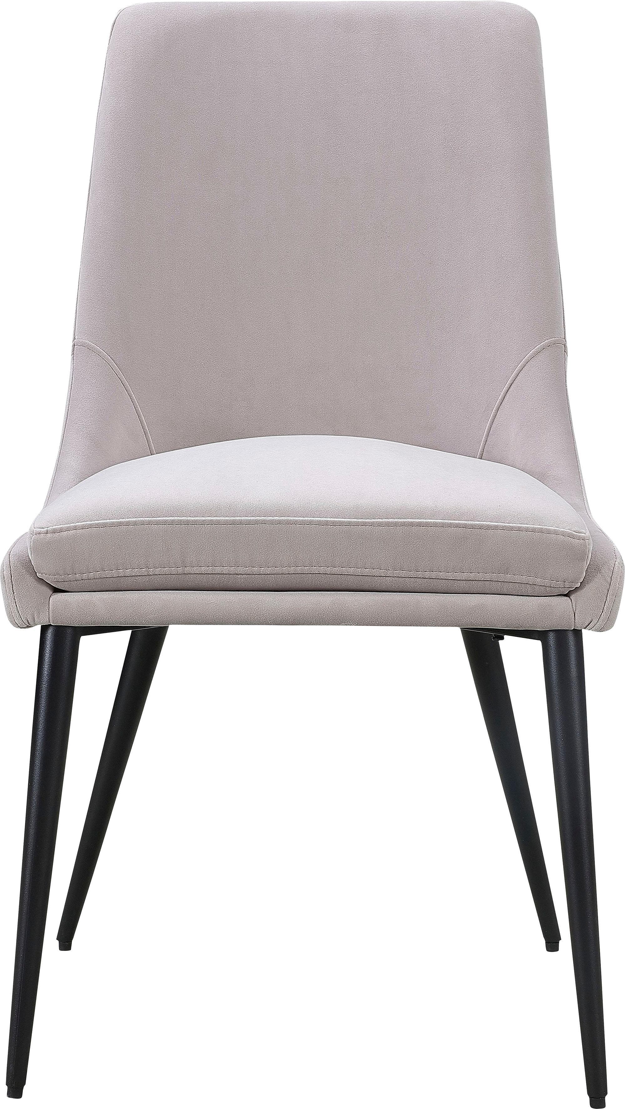 Esszimmerstuhl LEONIQUE Winston Esszimmertsuhl in Ash Grey, Retrostil