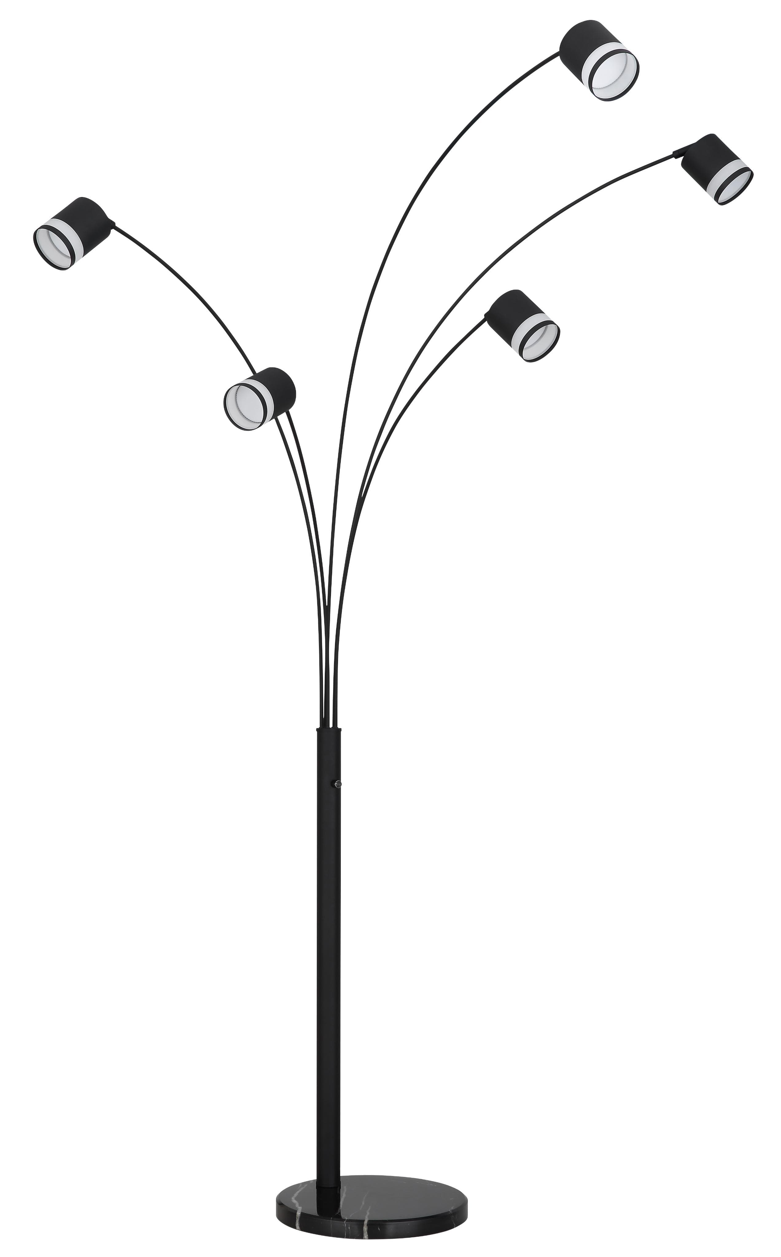 GLOBO LIGHTING Stehleuchte LUCERO Schwarz 3-Arm