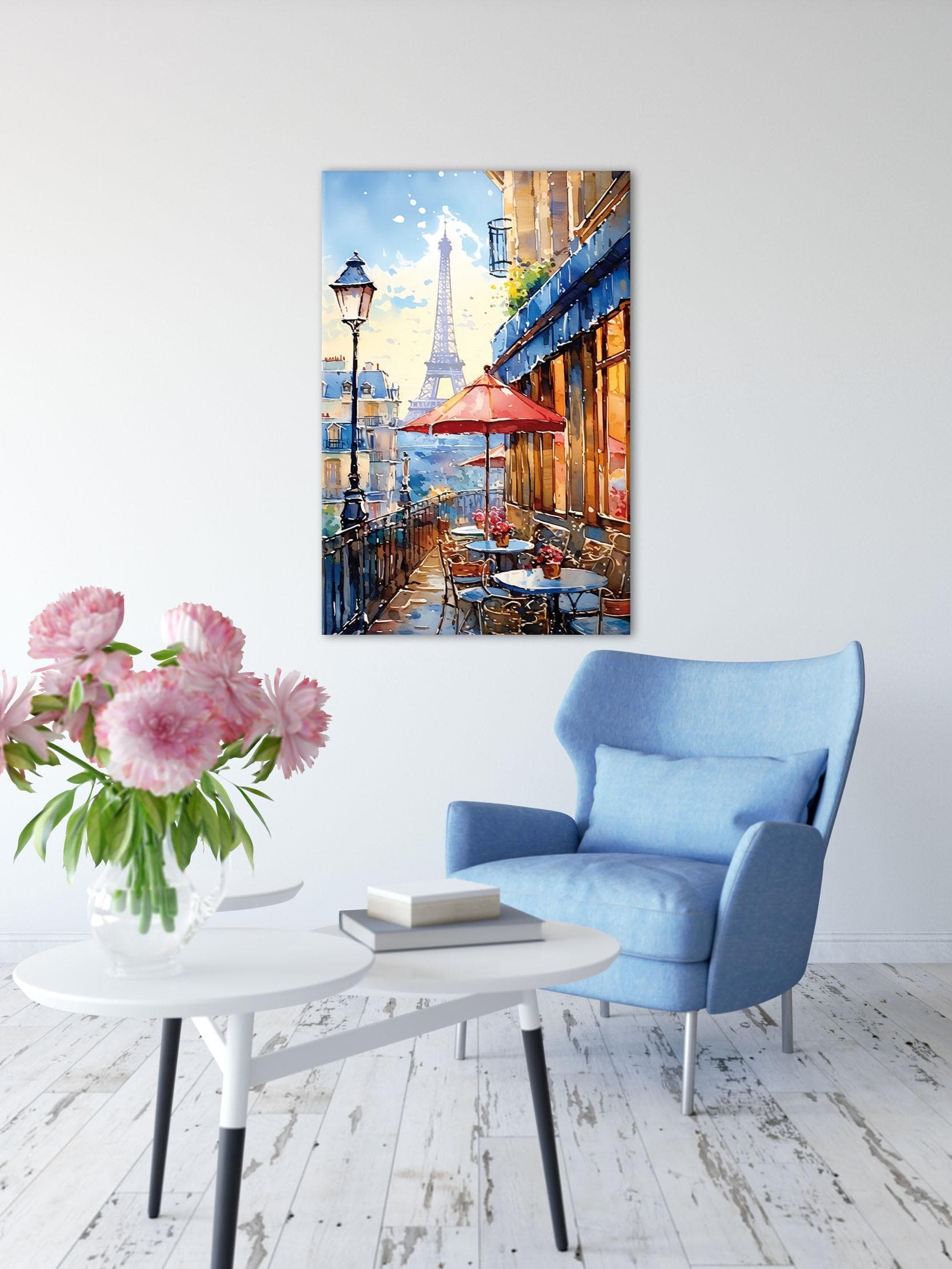 Leinwandbild BÖNNINGHOFF Rot Bunt