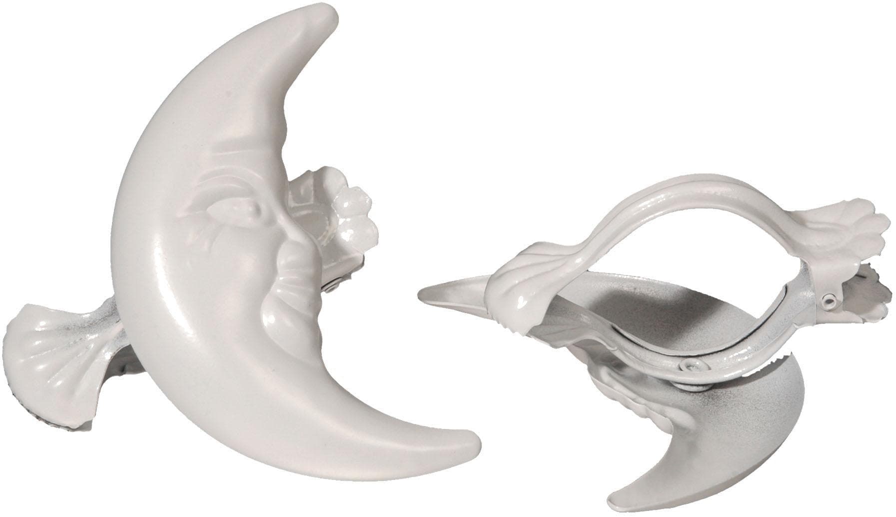 Liedeco Mond Dekoklammern für Gardinen und Vorhänge - Metall