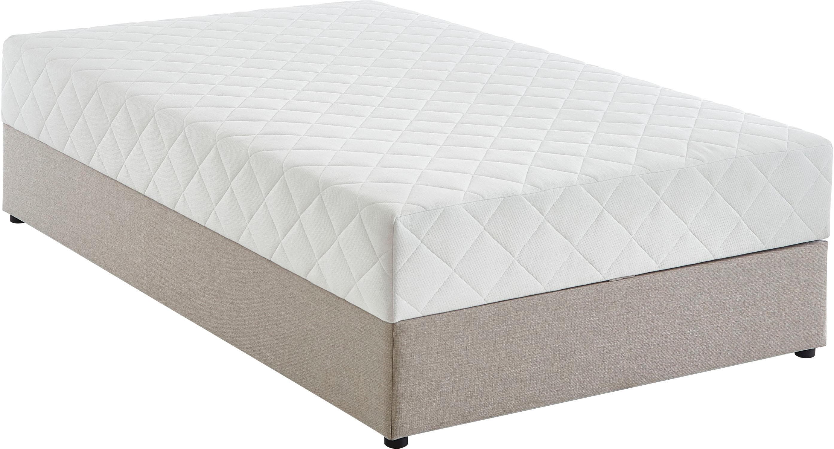 Boxbett BELINA mit Bettkasten und Taschenfederkernmatratze