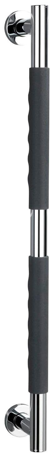 WENKO Haltegriff Dusche Secura Schwarz/Silber