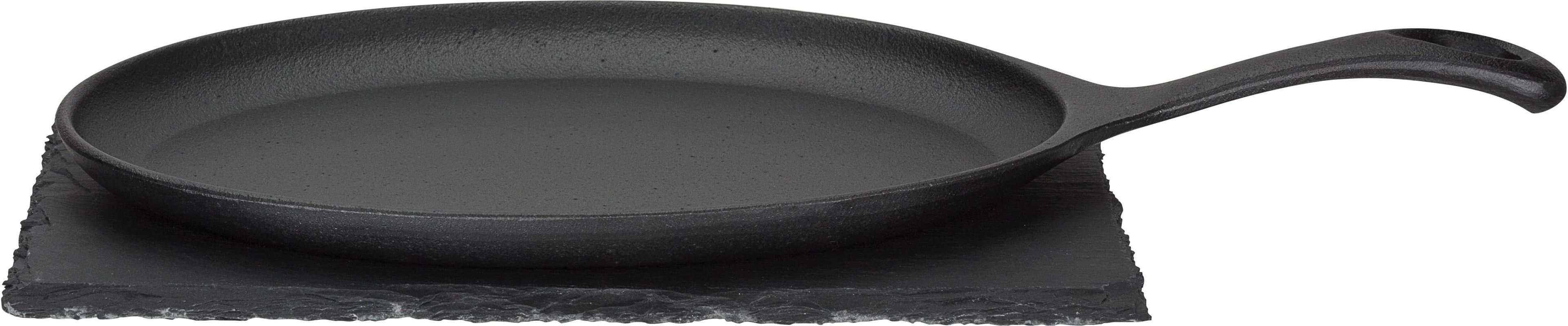 GSW Servierpfanne Gastro Traditionell Schwarz Gusseisen