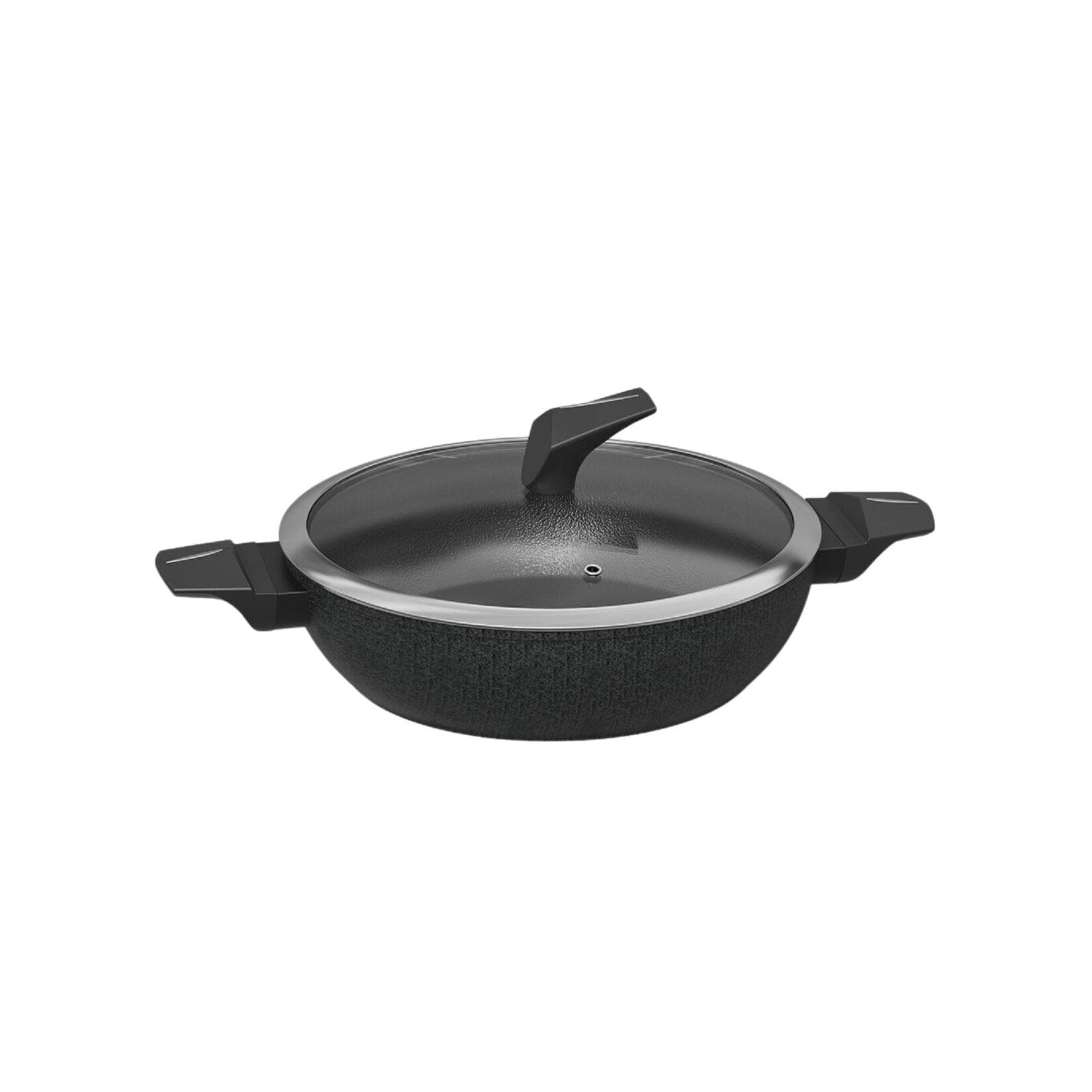 Michelino Servierpfanne mit Antihaftbeschichtung Ø 28 cm mit Deckel