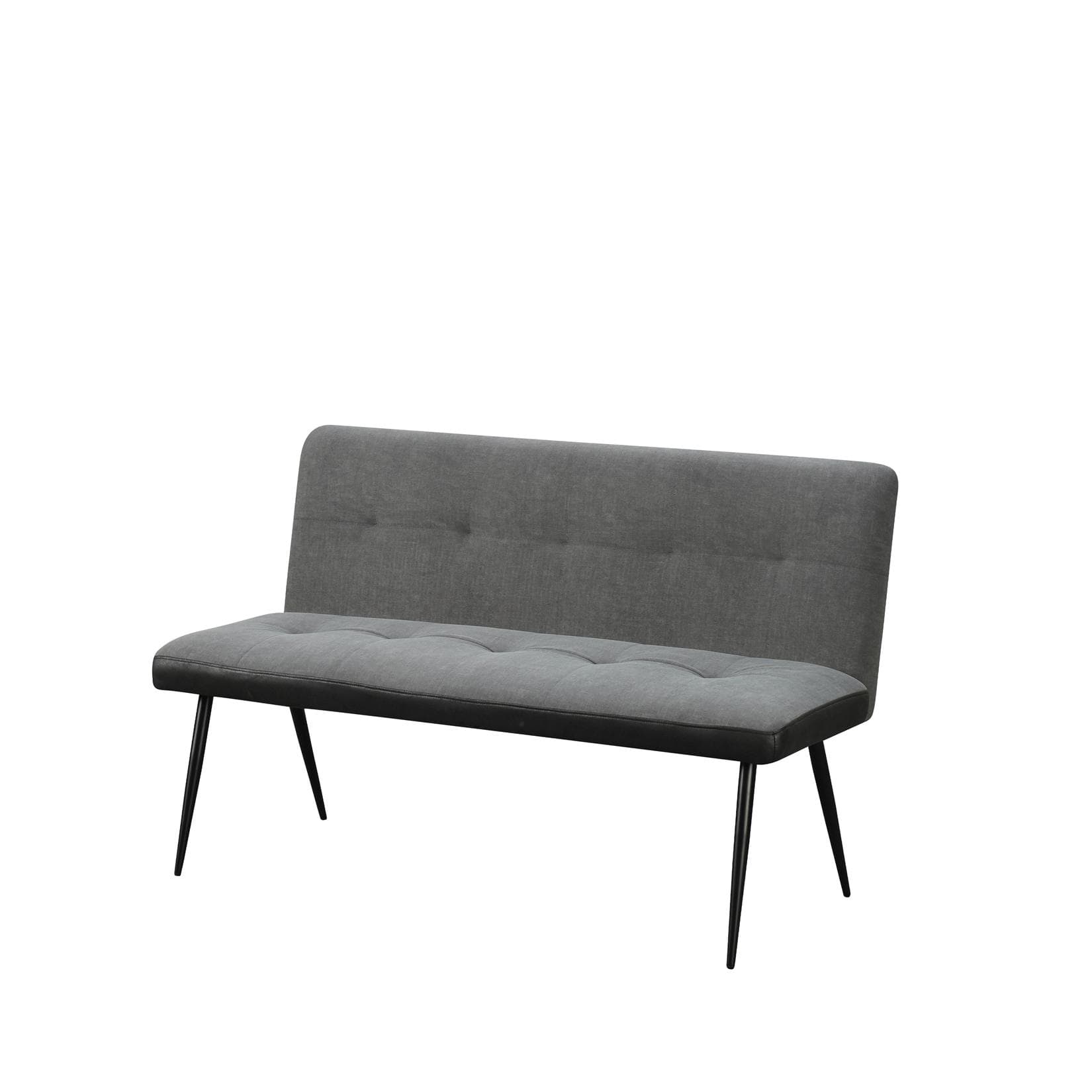 HTI-Living Bank 3-Sitzer Anthrazit/Grau Joschka Wildlederoptik